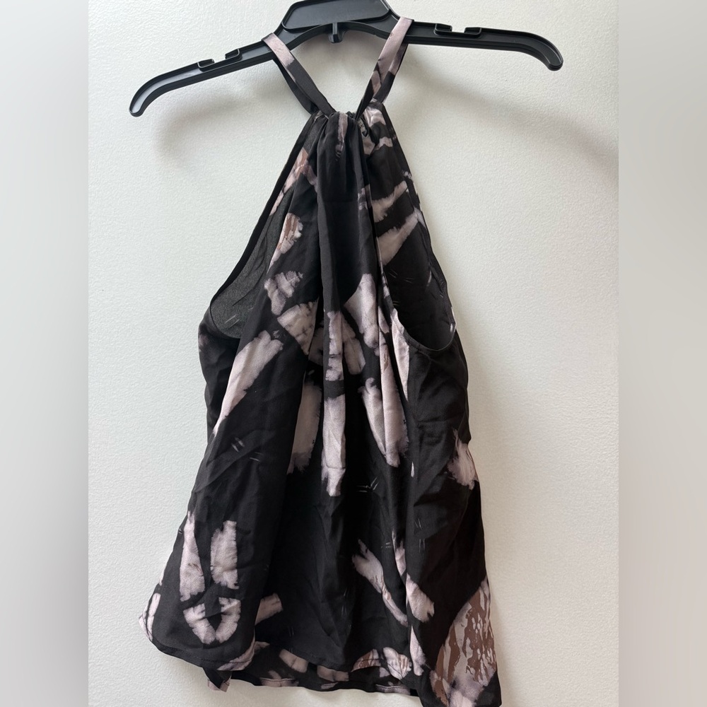 Black and Pink Tie-Dye Halter top, Lucky Brand size small